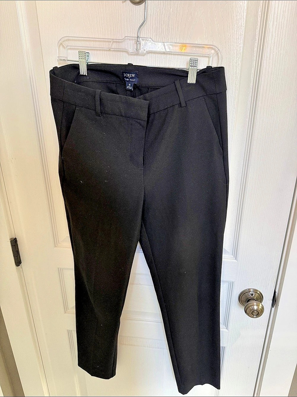 J.Crew Ruby Pant Black Ankle Pants Size 2P